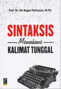 Image of Sintaksis : (memahami kalimat tunggal)