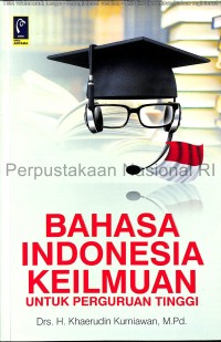 Image of Bahasa Indonesia keilmuan untuk perguruan tinggi