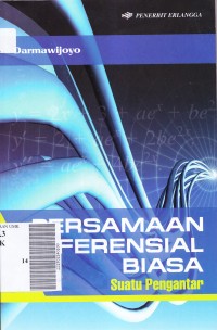 Image of Persamaan diferensial biasa suatu pengantar