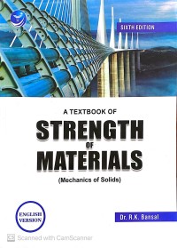 Image of A Textboox of Strength of Materials : Mechanics Solids