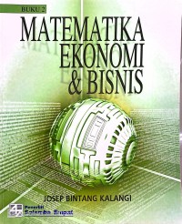 Image of Matematika Ekonomi dan Bisnis