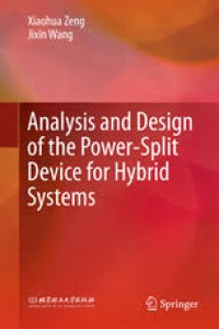 Image of ANALYSIS AND DESIGN OF THE POWER-SPLIT DEVICE FOR HYBRID SYSTEMS