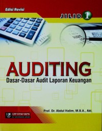 Image of Auditing 1 : Dasar-dasar Audit Laporan Keuangan