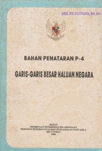 Image of Bahan penataran Garis-Garis Besar Haluan Negara